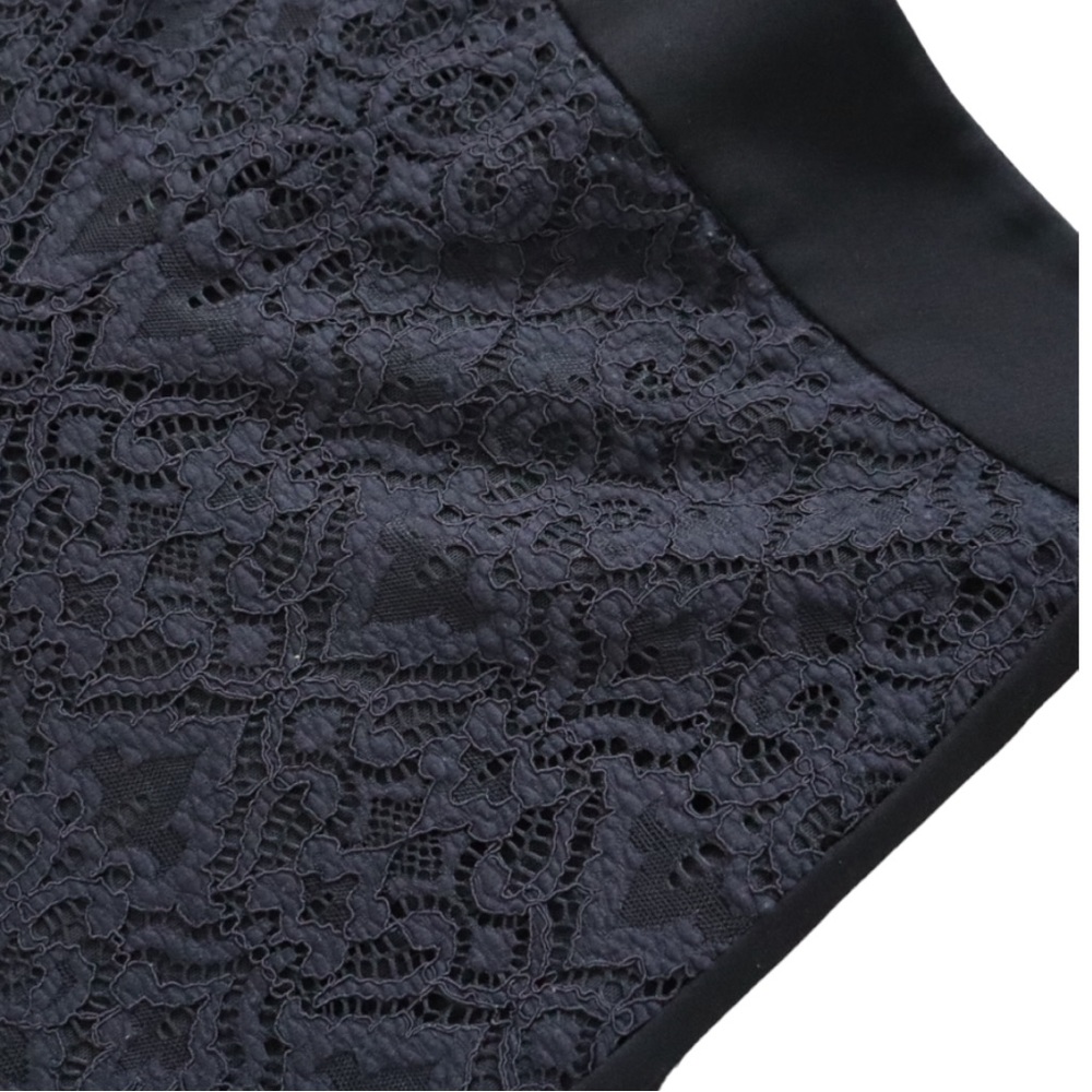 Jonathan Simkhai Suit Pants 4/S Women’s Lace High-Rise Straight Pants Black NWT - Picture 8 of 13